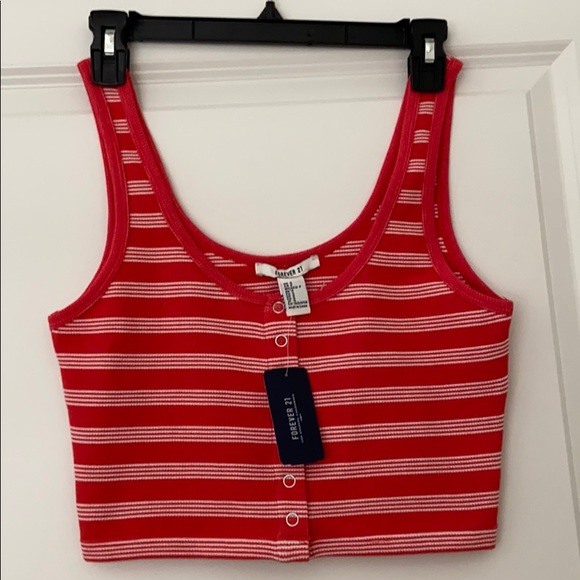 Forever 21 Tops - 🐥Everyday Red white Forever 21 Top
